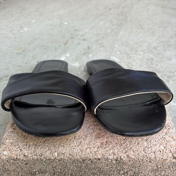 Theory Flat leather sandals - Picture 5 of 8